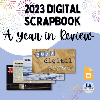 Preview of 2023 Year in Review Digital Scrapbook | Digital Notebook Reflection