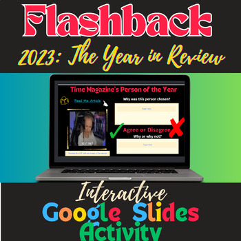 Preview of 2023 Year in Review: New Year's Reflections & Connections, Google Slides