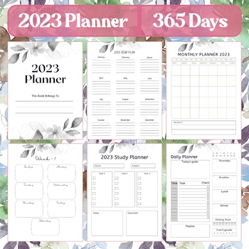 Preview of 2023 planner 447 pages pdf 8.5 x 11