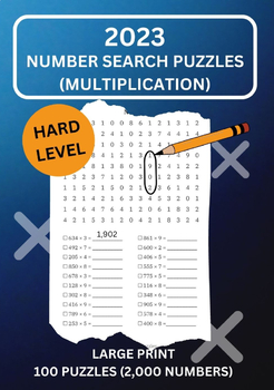 Preview of 2023Brain Games,Number Search Puzzles Multiplication(CCSS 4.NBT.B.5,5.NBT.B.5)