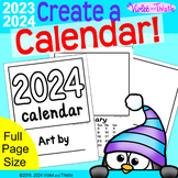 2024 Calendar Student Christmas Gift Parents Easy Monthly 
