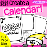 2024 Calendar Student Christmas Gift for Parents Blank Pri