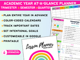 2024-2025 Academic Year At-A-Glance Teacher Lesson Planner
