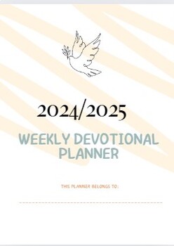 Preview of 2024/2025 Devotion Inspired Planner