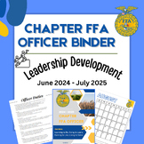2024 - 2025 FFA Chapter Officer Binder