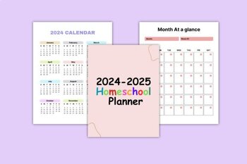 Preview of 2024-2025 Homeschool Planner
