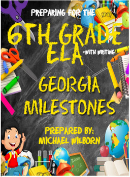 Preview of 2024 6th Grade ELA with Writing Georgia Milestones Assessment Handbook