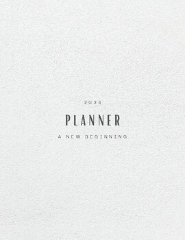 Preview of 2024 Annual Planner (Calendar/Budget/Etc)