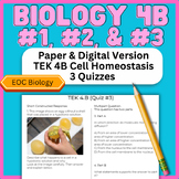 2024 Biology New Question Types TEKS 4B Quizzes (Cell Home
