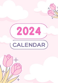 Preview of 2024 Calendar Planner - 12 months