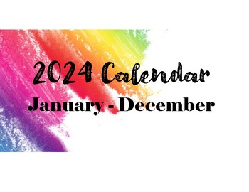 Preview of 2024 Calendar Year