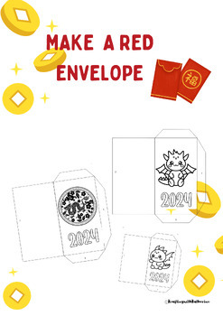 Preview of 2024 Chinese New Year Make A Red Envelope (Dragon)
