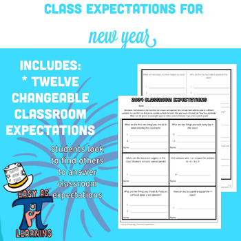 Preview of 2024  Classroom Expectations Scavenger Hunt