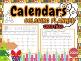 2024 Coloring Calendar to Color Parent Christmas Gift from