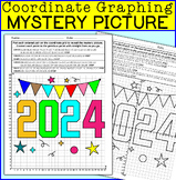 2024 Coordinate Graphing Picture - New Years 2024 Activities