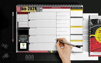 Preview of 2024 Early Childhood Desk Planner