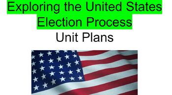 Preview of 2024 Election Unit Plan: United States Elections (Google Compatible) High School