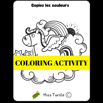 Preview of 2024 FRENCH Educational Coloring Activity