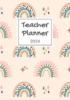 Preview of 2024 - High School Teacher Planner