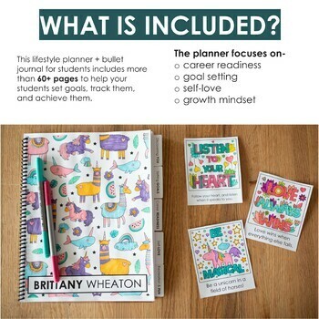 Lifestyle Planner & Bullet Journal for STUDENTS: Goal Setting
