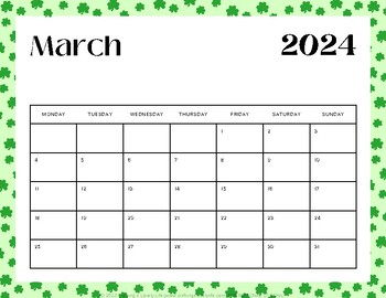 2024 Monthly Holiday-Themed Calendar, 2024 calendar, 2024 Holidays
