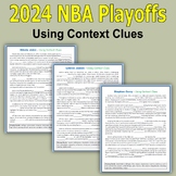 2024 NBA Playoffs - Using Context Clues (Informational Text)