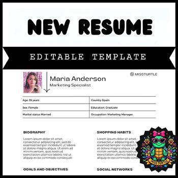 Preview of 2024 NEW Editable Modern Resume Templates for Google