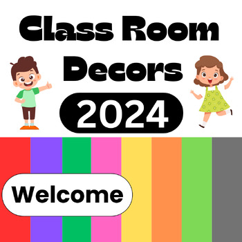 2024 New Class Room Decor Poster Cards| Welcome Poster cards by Miracle ...