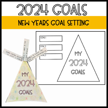 2024 New Year S Goal Setting Party Hat Craft By Ms C In Second   Original 10744545 1 