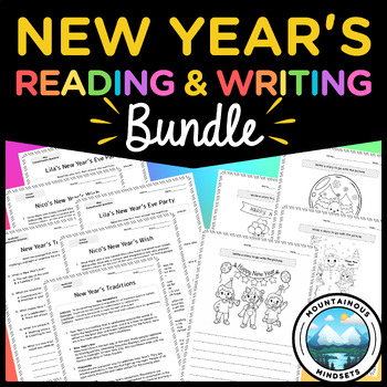 Preview of 2024 New Year's Reading & Writing Bundle