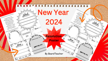 Preview of 2024 New Year's Resolutions!!!  Resolution Poster 2024