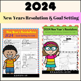 2024 New Years Resolution&Goal Setting Bundle|Activity For