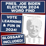 2024 PRESIDENTIAL ELECTION WORD SEARCH PUZZLE and GLOSSARY
