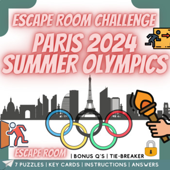 Preview of 2024 Paris Olympics Summer Games Sport Escape Room Challenge