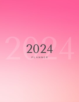 Preview of 2024 Planner