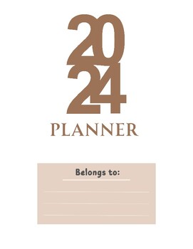 Preview of 2024 Planner 365 Days