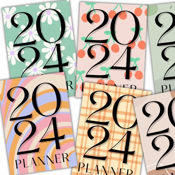 Preview of FREE 2024 Planner Covers