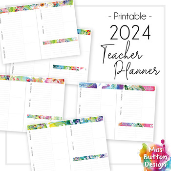 NEW * 2024 Teacher Planner