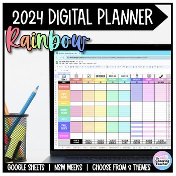Preview of 2024 Rainbow Digital Planner