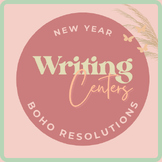 Free 2024 -boho   -New Year's  - Writing, Resolutions and 