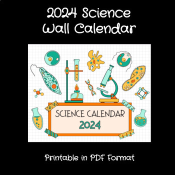 Preview of 2024 Science Wall Calendar
