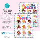 2024 Season Girl Scout Cookie Menu • ABC Bakers and Little