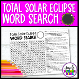 Solar Eclipse 2024 Activities | Total Solar Eclipse Word S