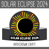 2024 Solar Eclipse Hat Craft | Solar Eclipse Paper Headban