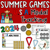 2024 Summer Games Paris Medal Tracking for U.S.A.