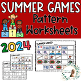 2024 Summer Games Paris Pattern Worksheets
