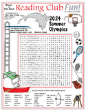 2024 Summer Games Sports Competitions Word Search Puzzle