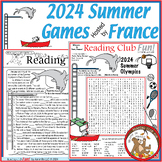 2024 Summer Games in Paris France Vocabulary Rich Puzzle Set