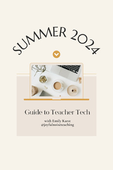 Preview of 2024 Summer Guide to Teacher Tech and AI (artificial intelligence) Tools