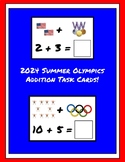 2024 Summer Olympics Addition to 20 Large Print Task Cards